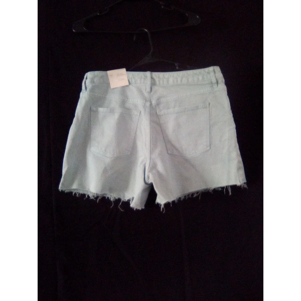 Shorts, Universal Threads, Denim Frayed,Hem,Light Wash Casual (12) Light Green